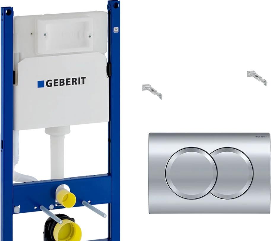 Geberit без коллекции, Унитаз подвесной с инсталляцией и кнопкой, 19077-00