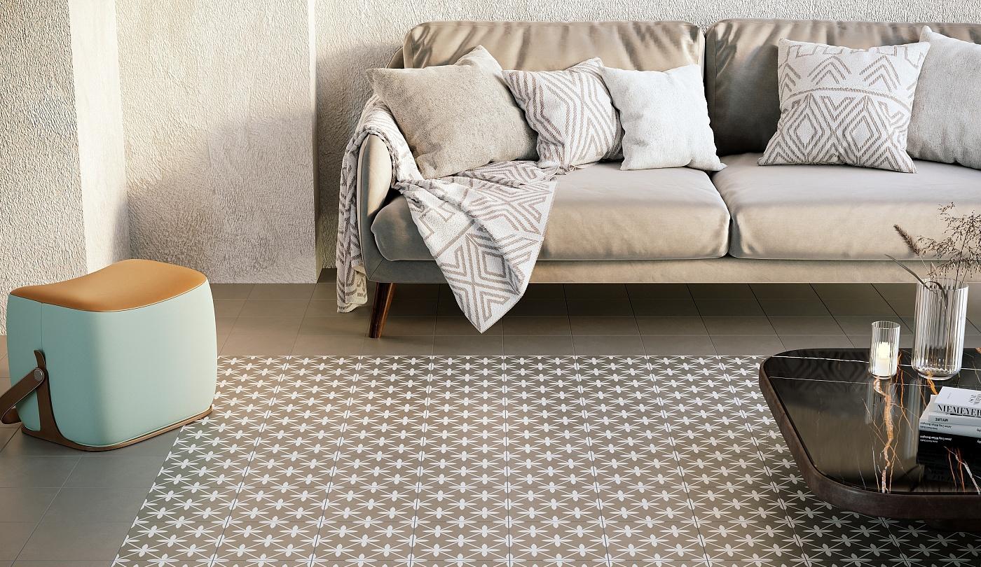 Картинка Creto Pixel, Керамогранит, 20x20 см