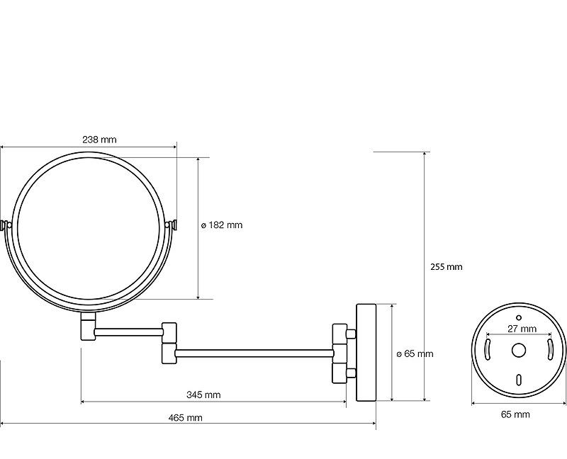 Bemeta без коллекции, Косметическое зеркало, 112201518