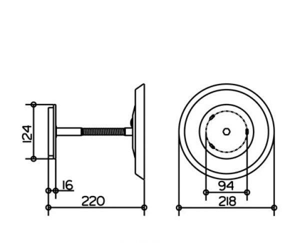 Keuco Bella Vista, Косметическое зеркало, 17605019000