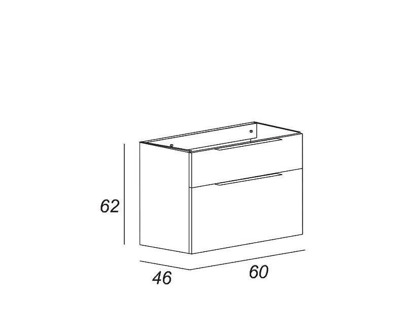 Aquanet Стайл, Шкаф-зеркало, 55156