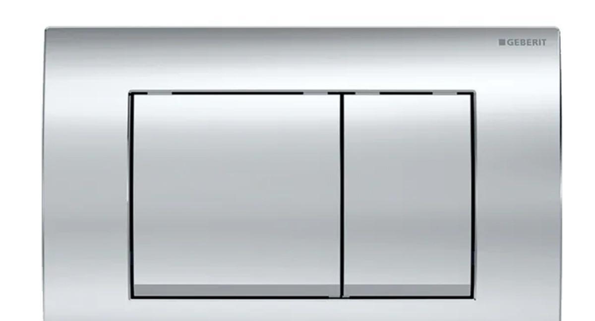 Кнопка смыва - Geberit, Delta 30, 2.3x24.6x16.4 см, 115.137.21.1