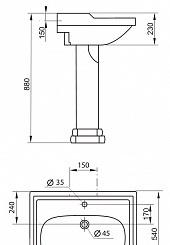 Cezares Laredo, Раковина, CZR-398-T