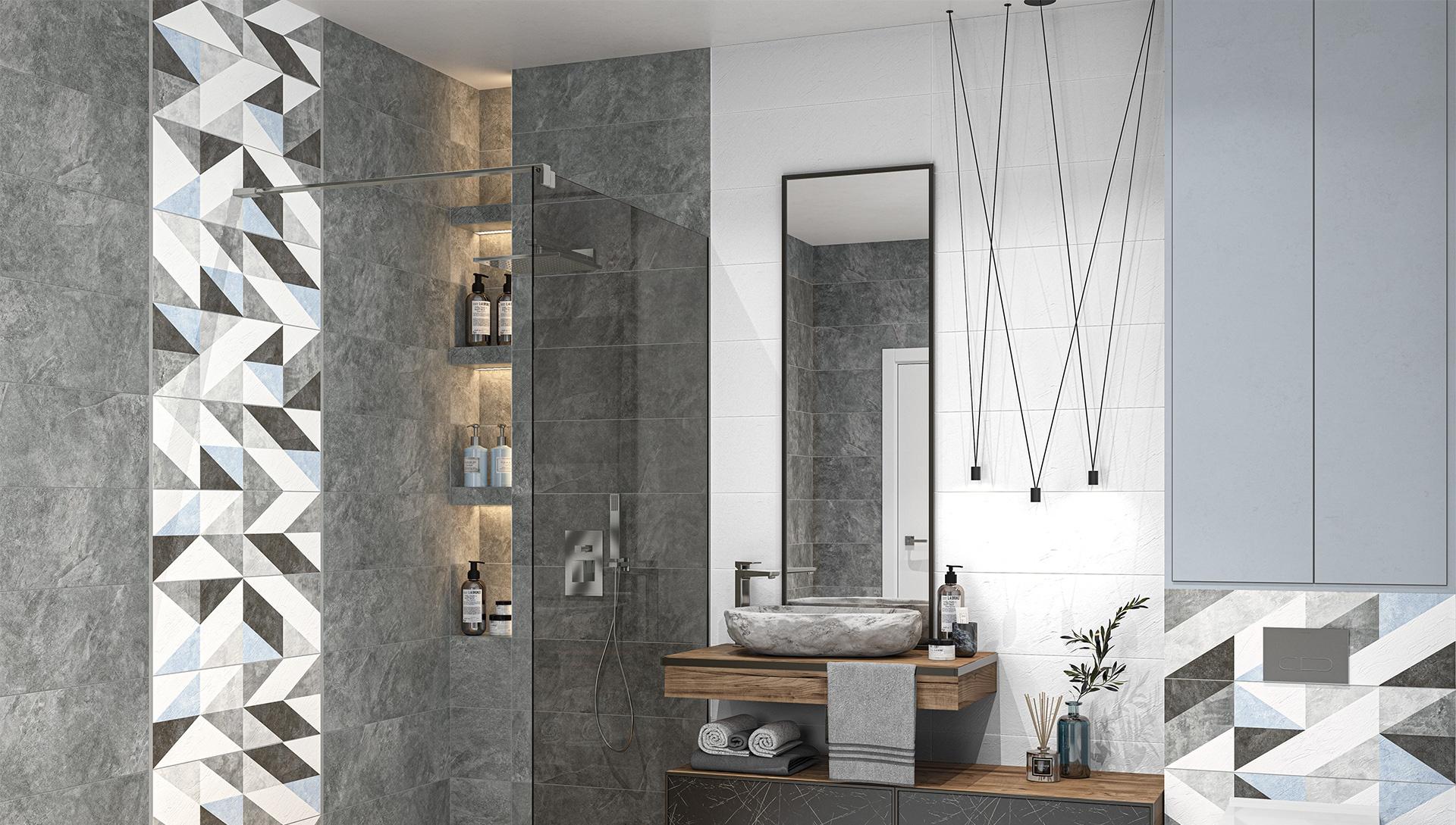 Картинка Delacora Leon, Настенная плитка, 24.6x74 см