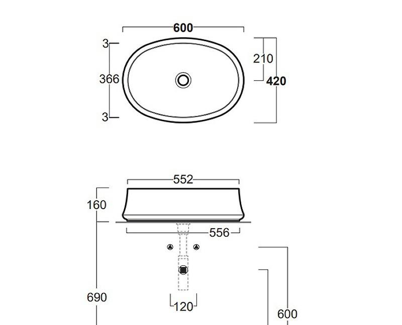 Simas Sharp, Раковина, SH04bi*0
