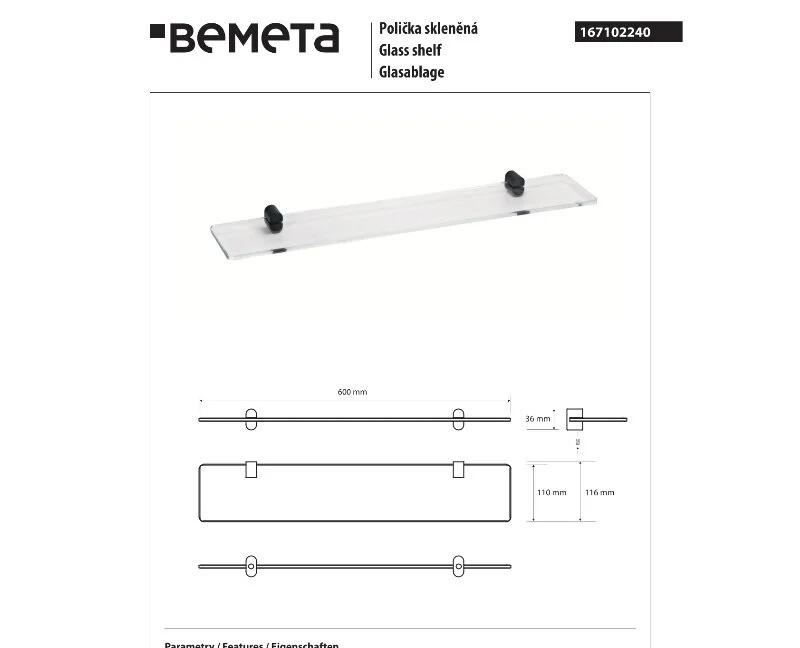 Bemeta Organic Black, Полка, 167102240