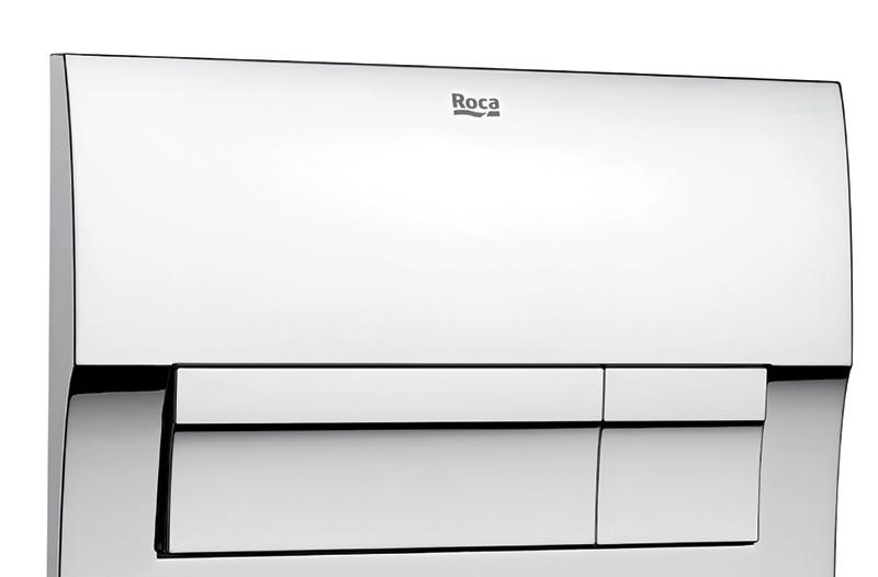 Roca The Gap, Унитаз подвесной с инсталляцией и кнопкой, 893104100