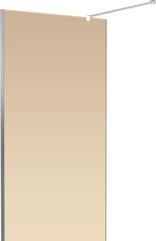 Душевая перегородка - Cezares, Liberta, 120x195 см, LIBERTA-L-1-120-120-BR-NERO / L-1-120-120-BR-NERO