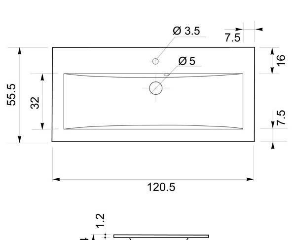 Aquanet Мадонна, Мебельная раковина, 28230 / 028230