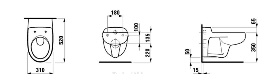 Laufen Florakids, Унитаз подвесной, 8.2003.1.000.000.1
