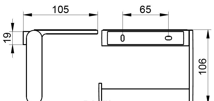 Keuco Plan, Держатель туалетной бумаги, 14973010000 / 14973 010000