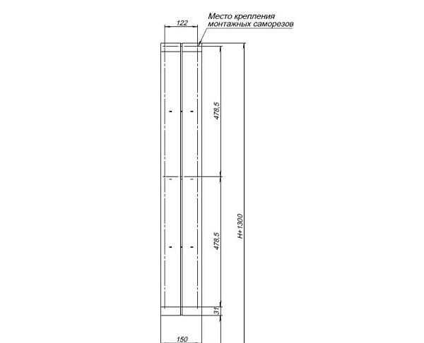 Aquanet Магнум, Полка, 00302226 / 302226