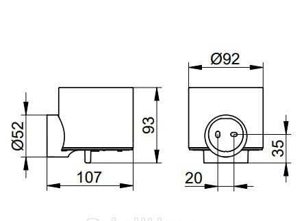 Keuco Сollection Reva, Дозатор для жидкого мыла, 12852 379000