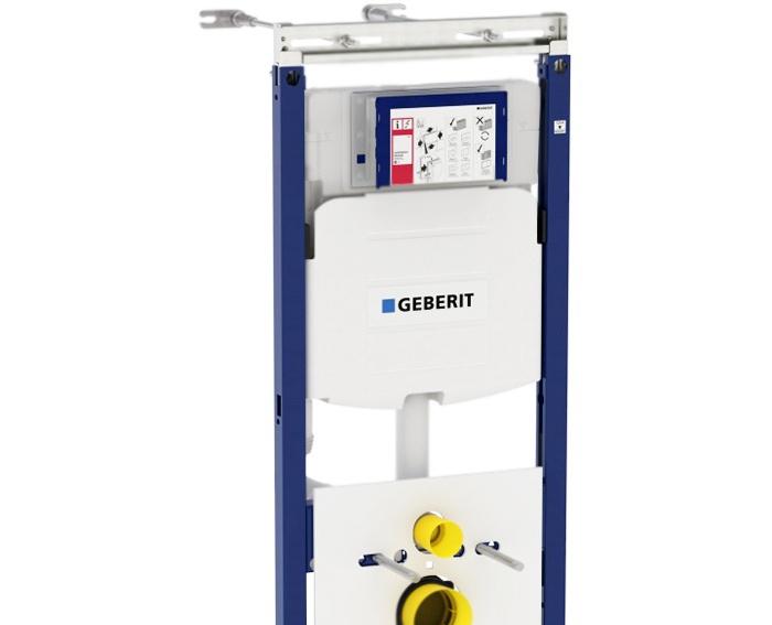 Инсталляция для унитаза - Geberit, Duofix, 12x50x112 см, Sigma 12 Plattenbau 111.362.00.5 / 111.362.00.5