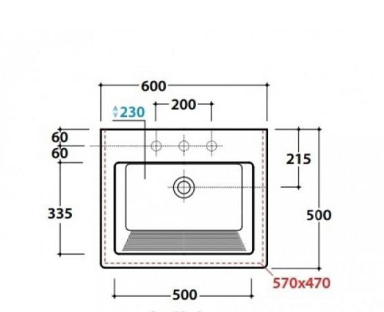 Globo Forty3, Раковина, FO063.BI*1