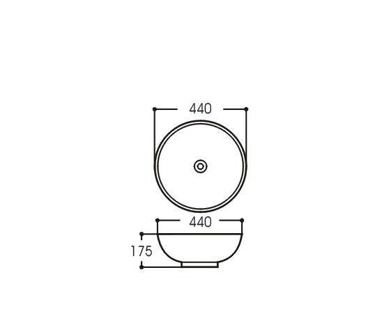 Aquatek без коллекции, Раковина, AQ5354-MW