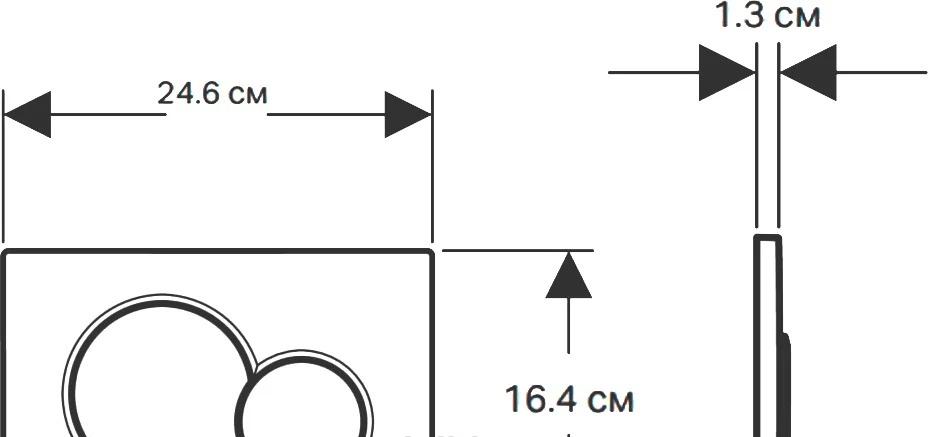 Geberit без коллекции, Унитаз подвесной с инсталляцией и кнопкой, 40325130402