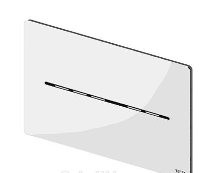 Кнопка смыва - Tece, TECEsolid, 0.6x22x15 см, 9240452
