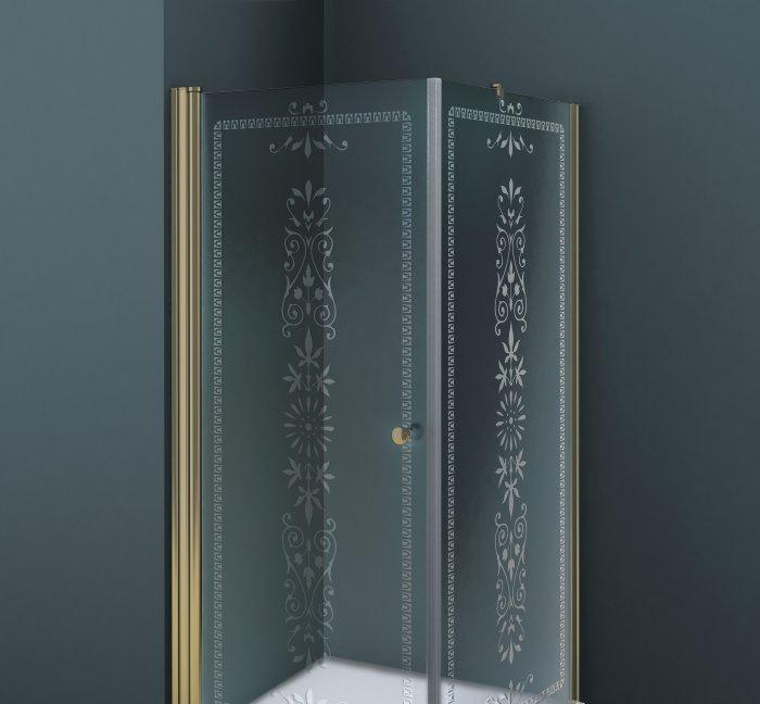 Душевой уголок - Cezares, Royal Palace, 90x90x195 см, ROYAL PALACE-A-1-90-CP-Br / ROYAL PALACE-A-A-1-90-CP-Br