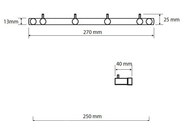 Bemeta Dark, Крючок, 104606100