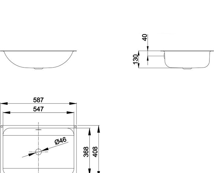 Bette One, Раковина, A136-000