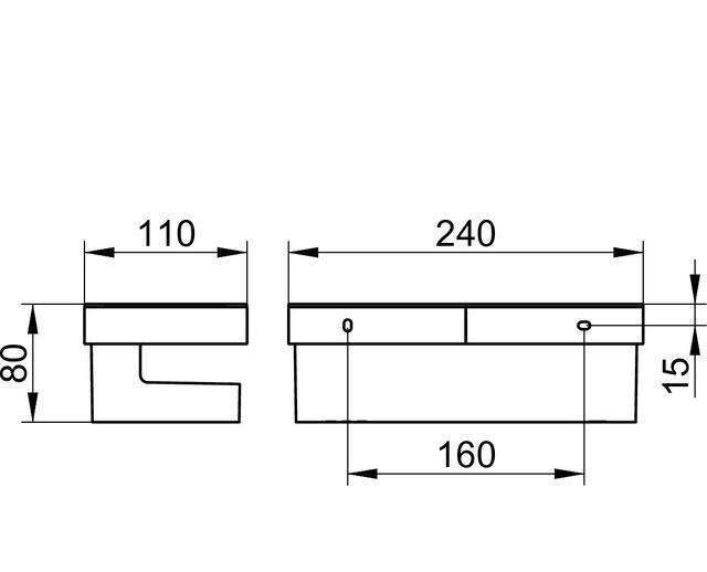 Keuco Collection Moll, Полка, 12758010001 / 12758 010001