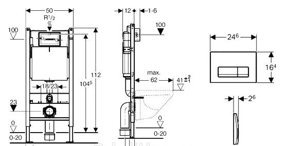 Roca Gap, сиденья и крышки, Платтенбау 458.125.21.1 / 458.125.21.1