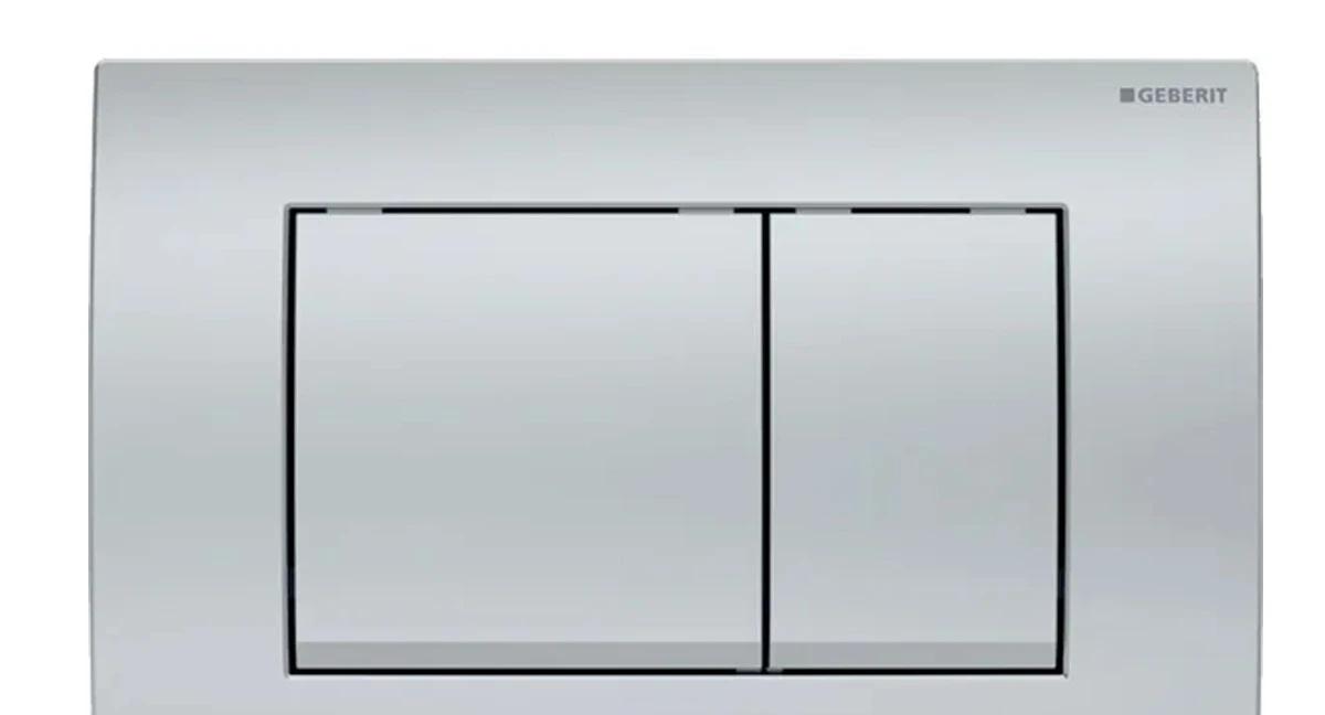 Кнопка смыва - Geberit, Delta 30, 2.3x24.6x16.4 см, 115.137.46.1