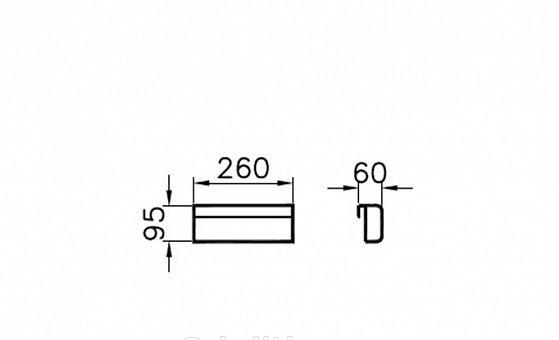 Vitra D-light, Полотенцедержатель, 58166