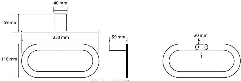 Bemeta Organic, Полотенцедержатель, 157104381