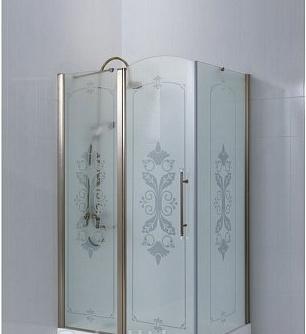 Душевой уголок - Cezares, Giubileo, 100x100x195 см, GIUBILEO-AH-11-100-CP-Br-L