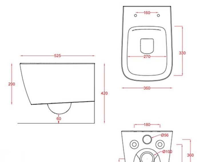 ArtCeram A16, Унитаз подвесной, ASV003 12 00
