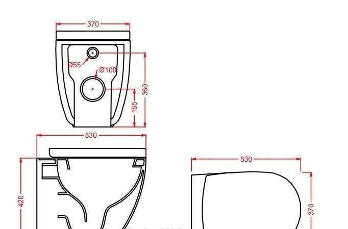 ArtCeram File 2.0, Унитаз приставной, FLV005 17 00