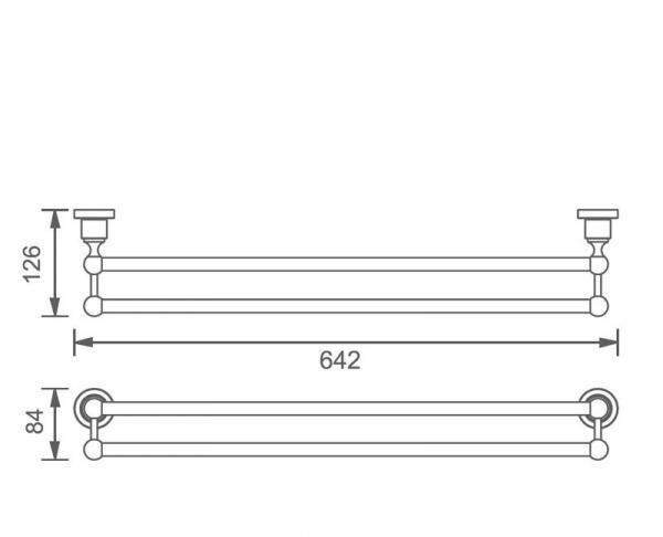 Aquanet 3800, Полотенцедержатель, 00189260 / 3818D