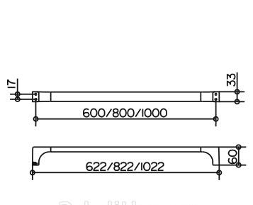 Keuco Edition 11, Полотенцедержатель, 11101010600