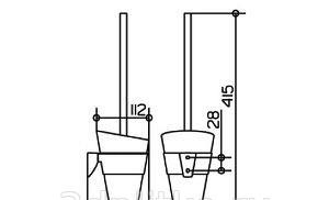 Keuco Edition 200, Ершик, 20064019000