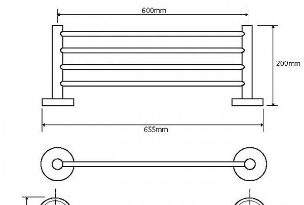 Bemeta Omega, Полотенцедержатель, 104105082