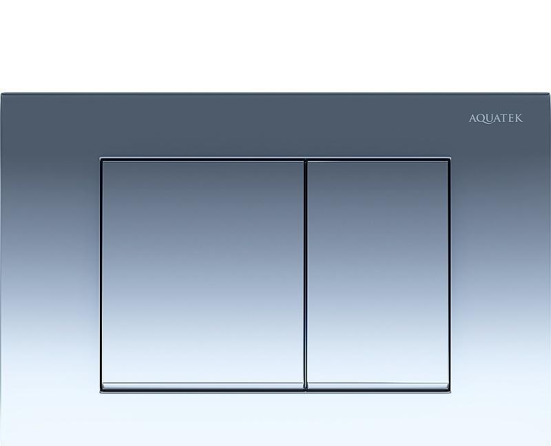 Aquatek Лира, Унитаз подвесной с инсталляцией и кнопкой, SET AQUATEK ЛИРА-010 4в1