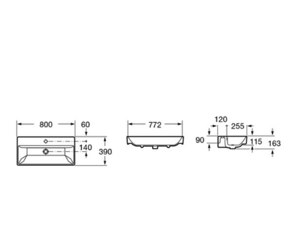 Roca Oleta, Тумба для раковины, A857640806