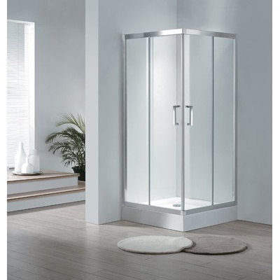 Душевой уголок - Cezares, Porta, 100x100x195 см, PORTA-D-A-2-100-P-Cr / PORTA-A-2-100-P-Cr