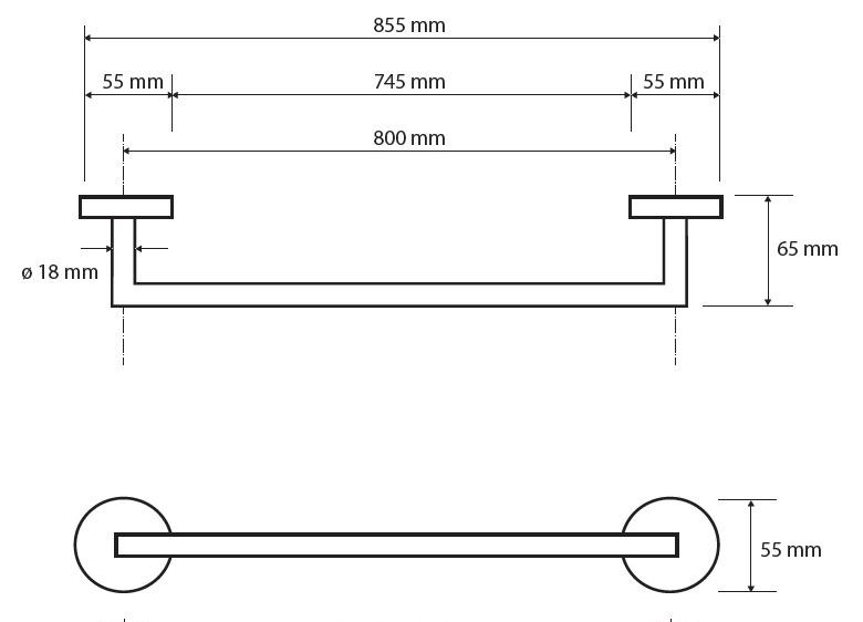 Bemeta Omega, Полотенцедержатель, 104204262