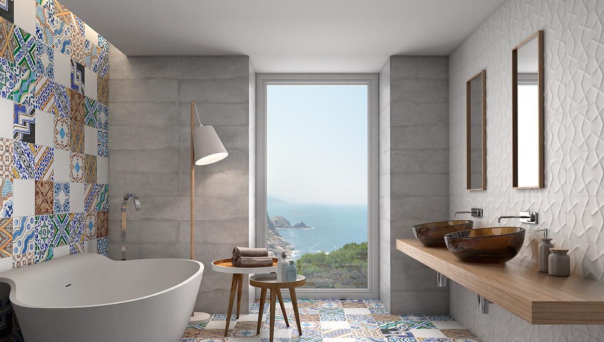 Картинка Geotiles Geomix, Напольная плитка, 22.3x22.3 см