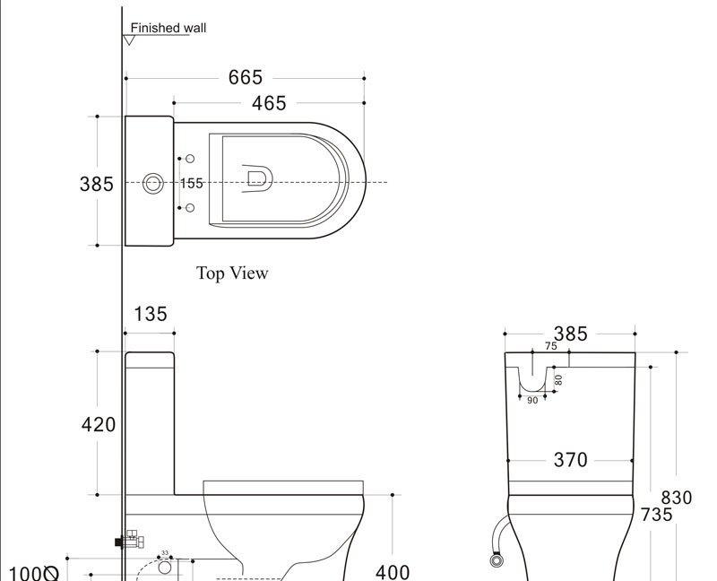 Aquanet Nova-C1, бачки, 203339