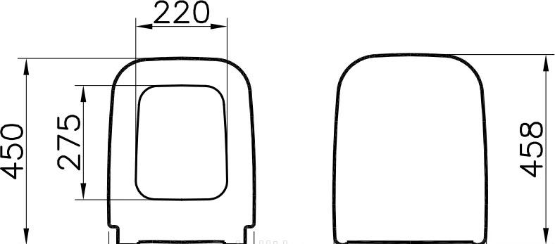 Vitra Polar, Унитаз компакт, 9843B003-7201