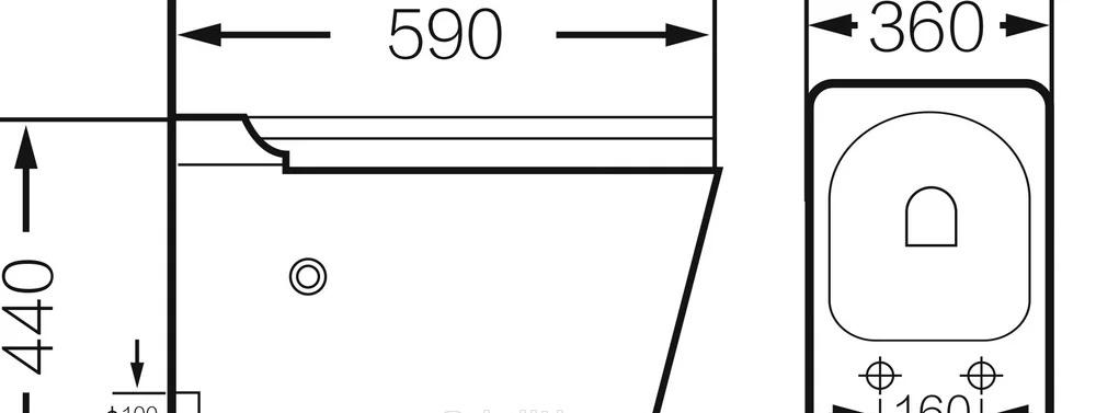 Grossman Impuls, Унитаз приставной, GR-PR-5501