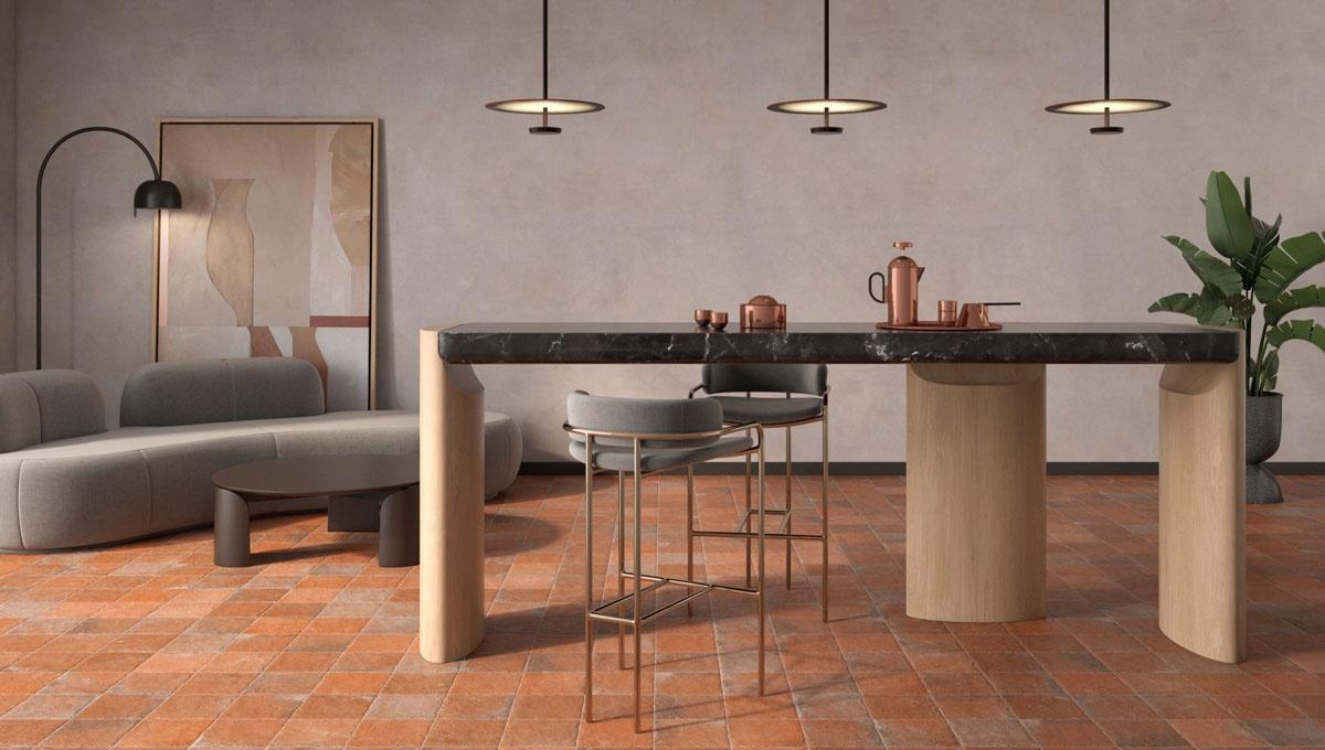 Картинка Geotiles Terracotta, Керамогранит, 7x28 см