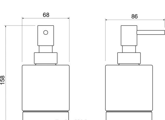 Aquatek Лира, Дозатор для жидкого мыла, AQ4429CR