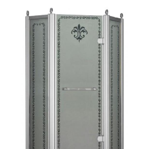 Душевой уголок - Cezares, Retro, 90x90x195 см, RETRO-P-1-90-PP-Cr-R / RETRO-A-P-1-90-PP-Cr-R