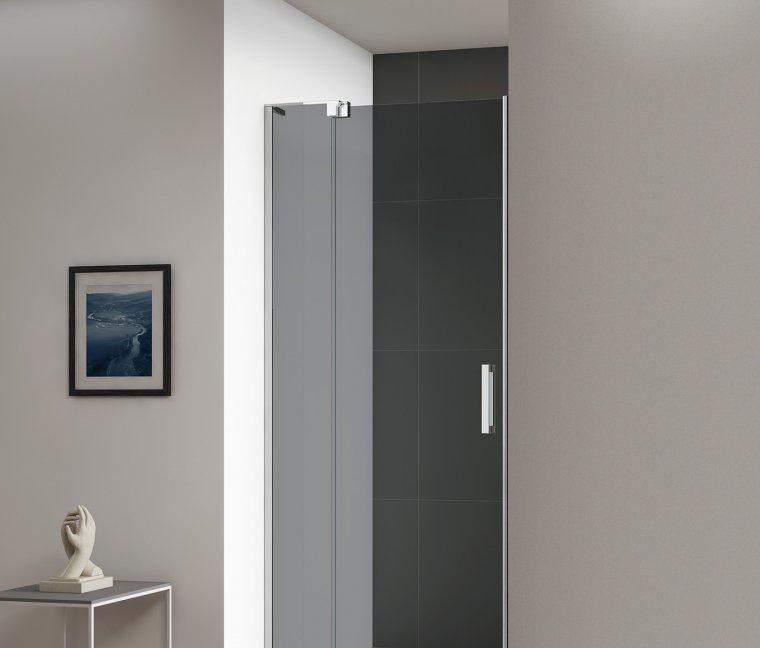 Душевая дверь - Cezares, Slider B1, 100x195 см, SLIDER-B-1-100/110-GRIGIO-Cr