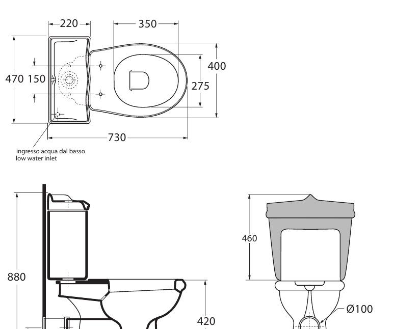 Azzurra Jubilaeum, сиденья и крышки, GB1800/F / А0002323797 / 1800/F bi/br